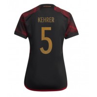 Koszulka piłkarska Niemcy Thilo Kehrer #5 Strój wyjazdowy dla kobiety MŚ 2022 tanio Krótki Rękaw